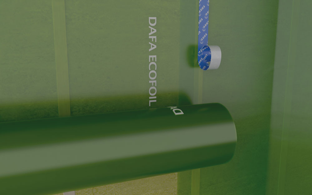 DAFA Ecofoil Dampspærre Montage