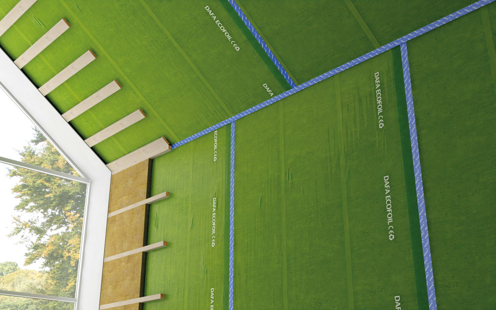 DAFA Ecofoil Dampspærre Montage Rum