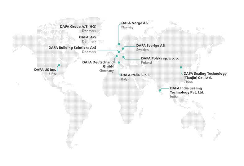 DAFA World Map 2025