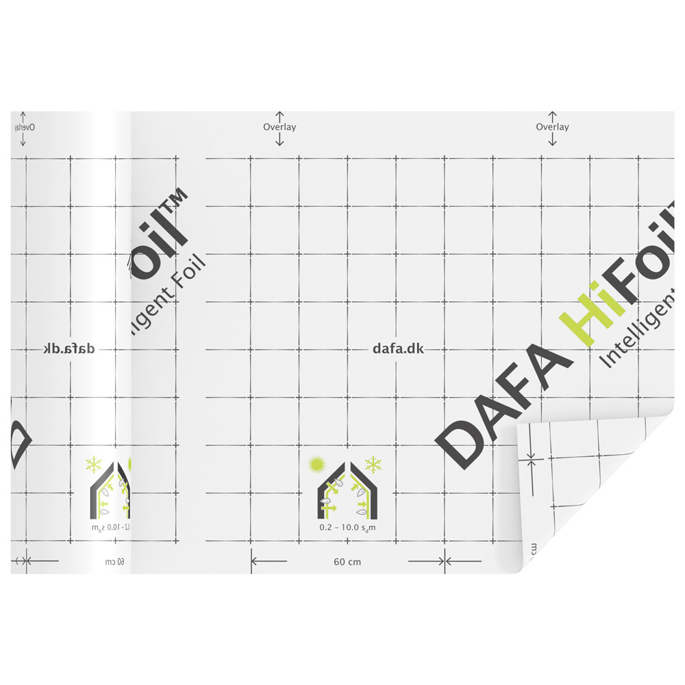 DAFA Hifoil Dampspærre Udrullet